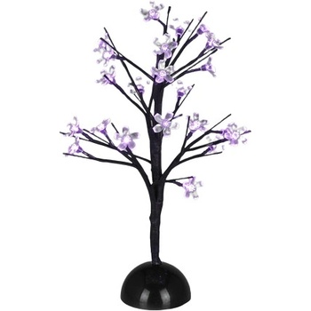 ACA DECOR LED dekoračné stromček 45 cm na batérie 3xAA modrá farba 25 LED