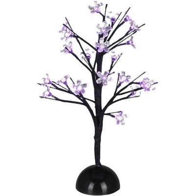 ACA DECOR LED dekoračné stromček 45 cm na batérie 3xAA modrá farba 25 LED