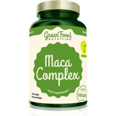 GreenFood Nutrition Maca Complex kapsuly z bylín 118 g