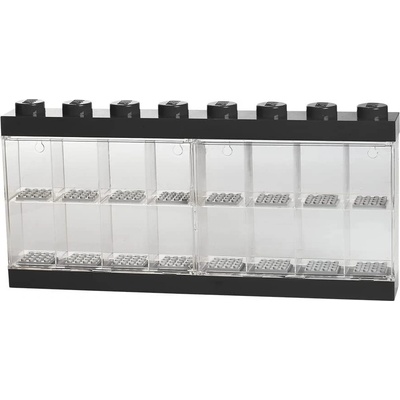LEGO® Zberateľský box pre 16 minifigúrok čierna