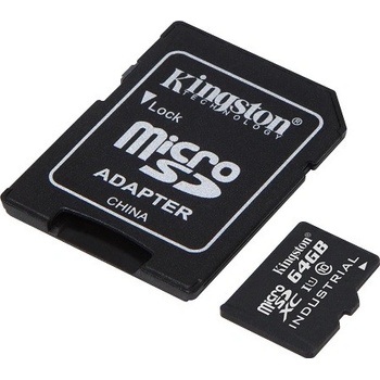 Kingston microSDHC 64GB Industrial Temp UHS-I U1 + adapter SDCIT/64GB