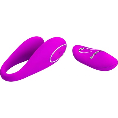 Pretty Love Прети Лав Алгернон - акумулаторен, дистанционен вибратор за двойки (лилав)