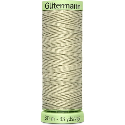 Knoflíková prošívací nit Gütermann khaki