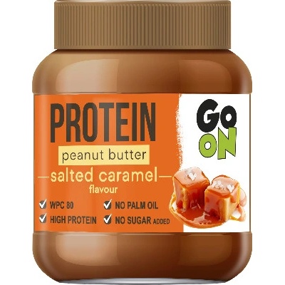 Go On Proteínové arašidové maslo slaný karamel 350 g