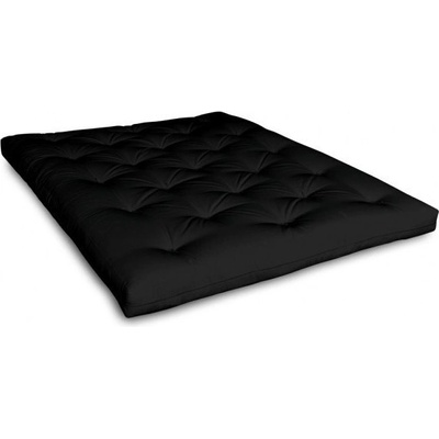 futons.cz FUTON natural latex (kaučuk) Čierna