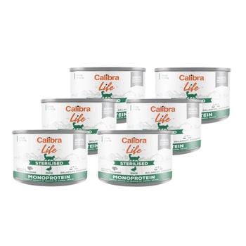 Calibra Cat Life Sterilised Duck 6x200g