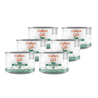 Calibra Cat Life Sterilised Duck 6x200g