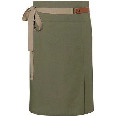 Karlowsky Gastro zástěra KY055 Moss-Green 110x65cm
