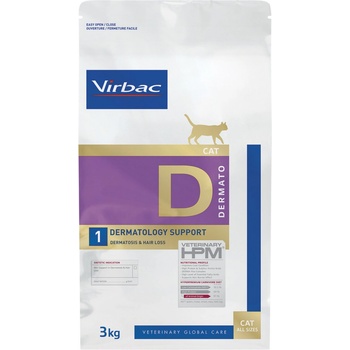 Virbac Veterinary HPM Cat Dermato D1 3 kg