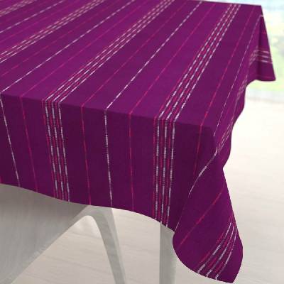 Biante bavlna ubrus Olivia OL-002 Proužky na fialovém 140x140cm