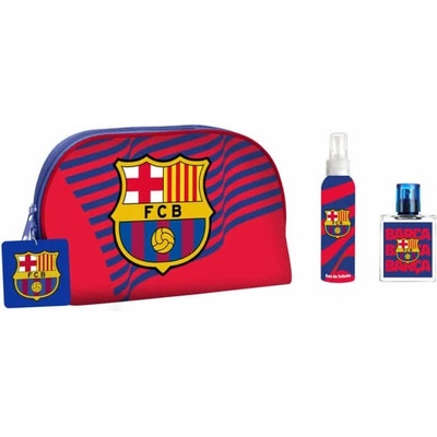 FC Barcelona Мъжки подаръчен комплект - FC Barcelona Zip Case Set 2