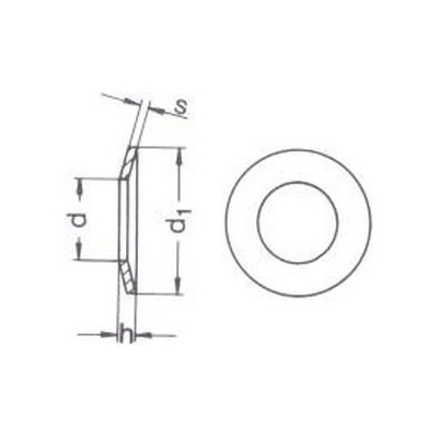 podložka M12 pr. 13x29x3 ZINEK pružná DIN 6796 [1 ks] – Hledejceny.cz