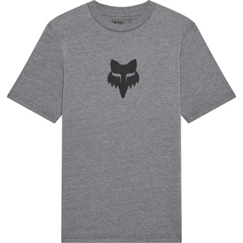 FOX Racing Детска тениска FOX Racing Kid's Fox Head S/S Tee T-shirt - Heather Dark Grey - размер M (704-5937-0112)