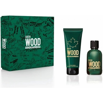 Dsquared2 Green Wood EDT 100 ml + sprchový gél 150 ml darčeková sada