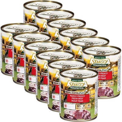 Stuzzy Консерва STUZZY Dog Monoprotein - говеждо, 12 x 800г