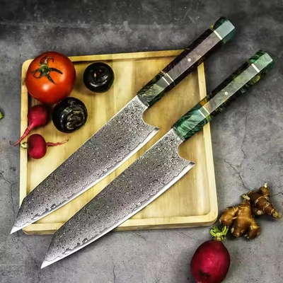 Chefsblade Кухненски нож Chefsblade - ламинат дамаск - острие Kiritsuke - CB 100098