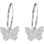 Silenti Jewelry Сребърни обеци "Пеперудени Халки