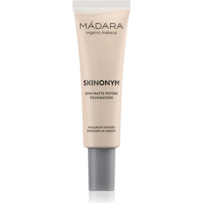 Mádara Skinonym Semi-Matte Peptide dlouhotrvající make-up s peptidy 15 Stone 30 ml