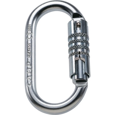 C. A. M. P C. A. M. P. Заключващ се карабинер C. A. M. P. Oval Pro 3Lock Steel carabiner - Polished - размер One Size (322-0115-0111)