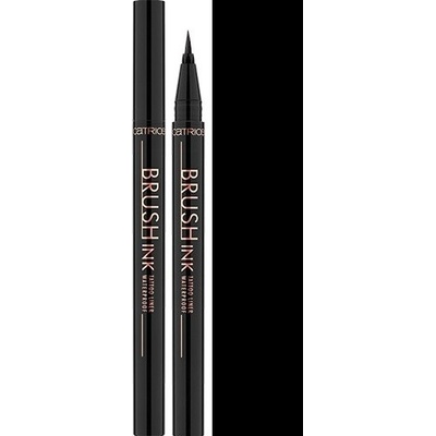 Catrice Brush Ink Tattoo Liner voděodolné oční linky Waterproof 010 Black 1 ml – Zboží Dáma