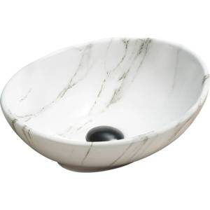 Mexen Elza 40x33 cm white stone (21014091)