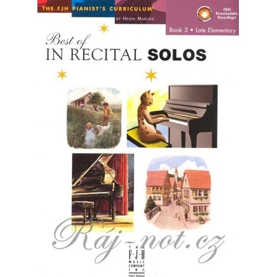 Best of IN RECITAL SOLOS 3 / jednoduché skladby pre klavír