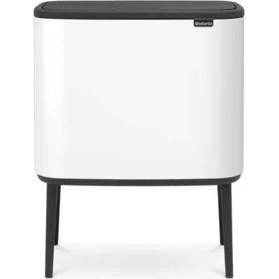 Brabantia Кош за отпадъци Brabantia - Bo Touch, 3 x 11 l, White (651118)