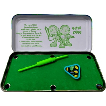 Метален моливник на 2 нива с билярд 918