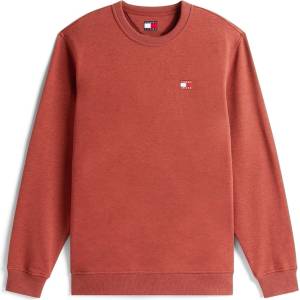 Tommy Hilfiger Блуза Tommy Jeans Badge Sweatshirt - Terracotta Hthr