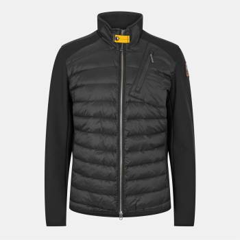 Parajumpers Яке PARAJUMPERS Men's Jayden Duck Down Funnel Neck Short Puffer Jacket - Black 541