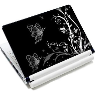 Huado samolepka, skin na notebook 12"-15,6" Černobiele motýle Huado K15-25295