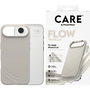 Panzer Гръб Care by PanzerGlass за iPhone 17 Air, Flow Vanilla