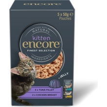 Encore Kitten Jelly Pouch jemný výber 2 druhy 20 x 50 g