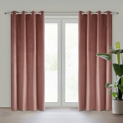 Takoy Hotový záves z matného velúru s gramážou 215 g/m² 140 x 250 cm-HF-355017 | 140 x 250 cm