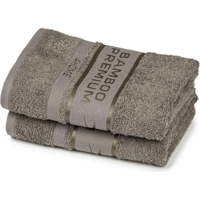 4Home Bamboo Premium uterák sivá 50 x 100 cm sada 2 ks