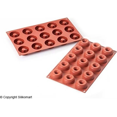 Silikomart silikonová forma Terakota Small donuts 22ml