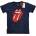 The Rolling Stones Classic Tongue Navy Blue 2XL Риза (RSSWASH02MN05)
