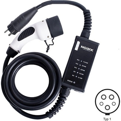Noark 110688 Ex9EVC1 T1 16A Kabelová EV nabíječka Typ 1 1 fázová 16 A | Zboží Auto