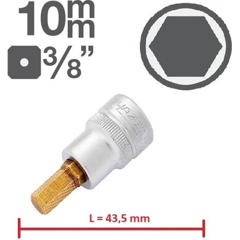 HAZET Шестограми hazet l43, 5 мм на вложка 3/8" с Титаниево покритие - от 19.30 лв