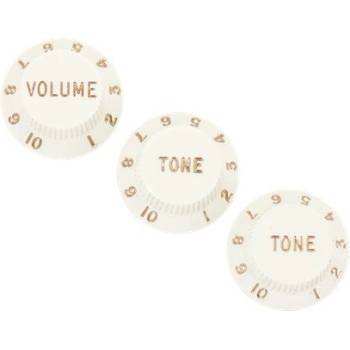 Fender Stratocaster Knobs, Parchment