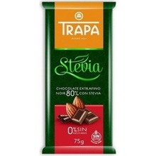 Trapa ČOKOLÁDA HOŘKÁ se stévií 80% 75 g