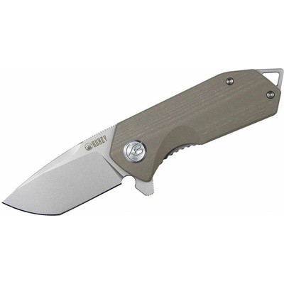 KUBEY Campe Nest Liner Lock EDC Flipper Knife Striped G10 Handle KU203G