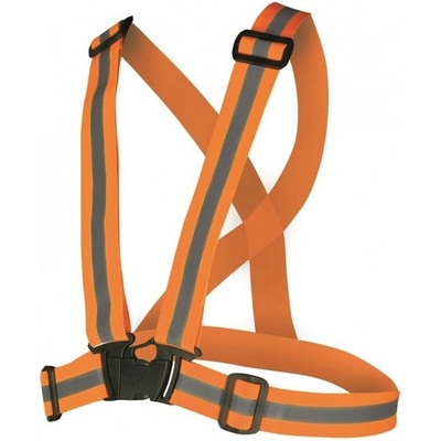 Canis Reflexný elastický KRÍŽ oranžový