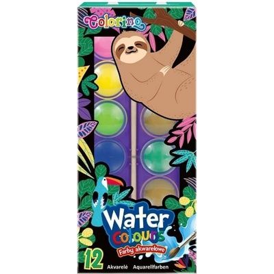 Colorino vodovej farby 12 farieb