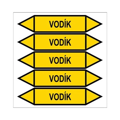 Značení potrubí, vodík PZGL 007670