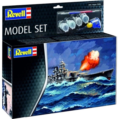 REVELL ModelSet loď 65181 Battleship Gneisenau 1:1200