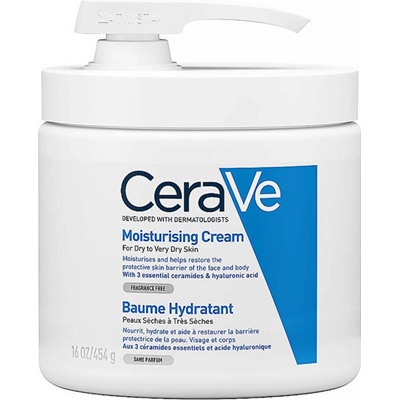 CeraVe Moisturizing CreamHydratační krém pro suchou a velmi suchou pokožku 454 g