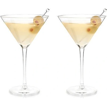 Viski (САЩ) Комплект от 2 бр. чаши за мартини или дайкири viski raye кристални - 266 мл (viski 9129)