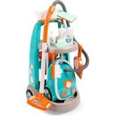 Smoby upratovací vozík s elektronickým vysávačom Vacuum Cleaner s 9 doplnkami 330309