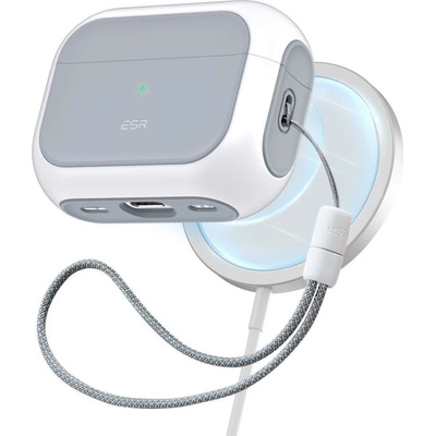 ESR Кейс Orbit HaloLock за Apple AirPods Pro 1 / 2, съвместим с MagSafe, бял (1C0020204)